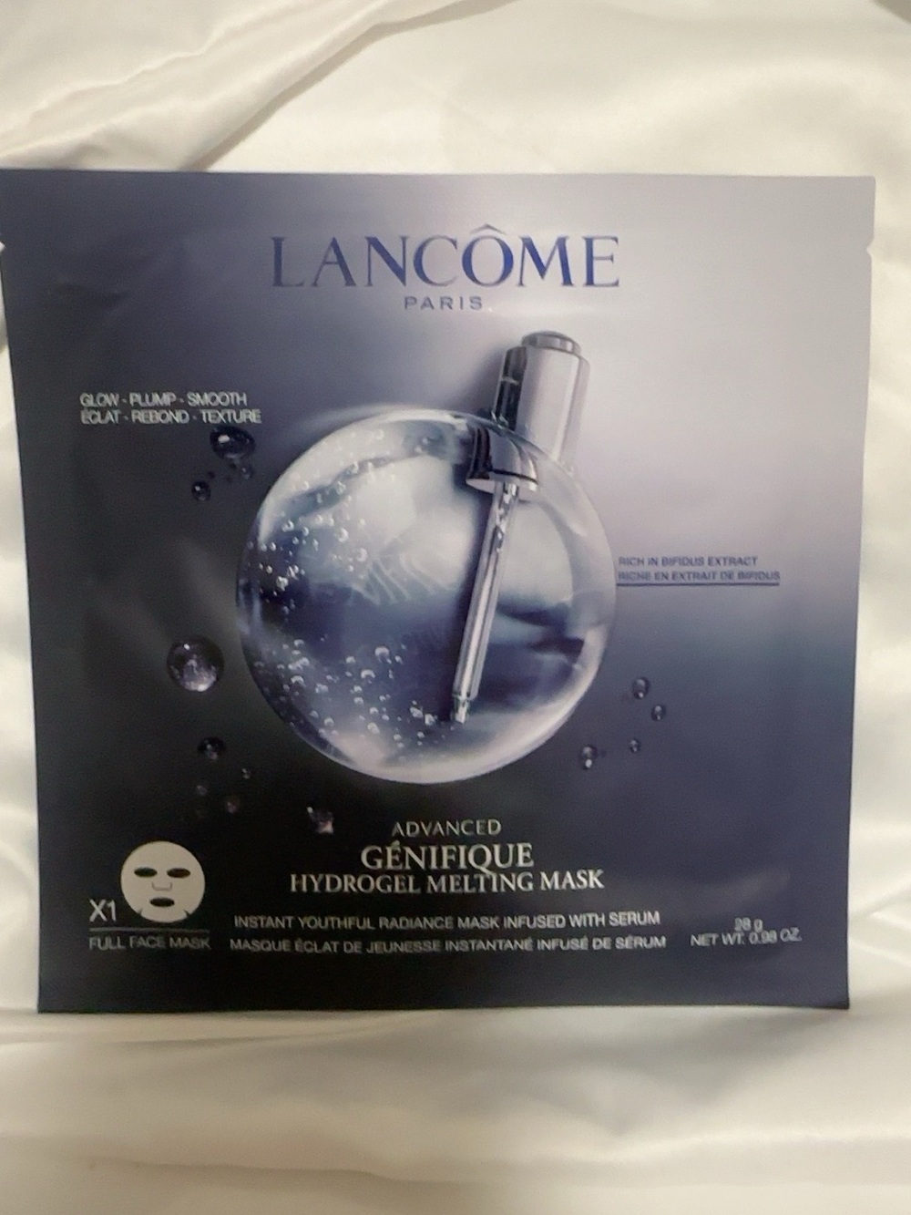NEW Lancôme Advanced Génifique Hydrogel Melting Sheet Mask 28g